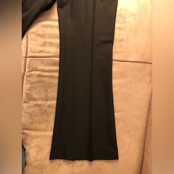 Theory- wool tuxedo pants with satin & crystal waist band - Picture 8 of 12